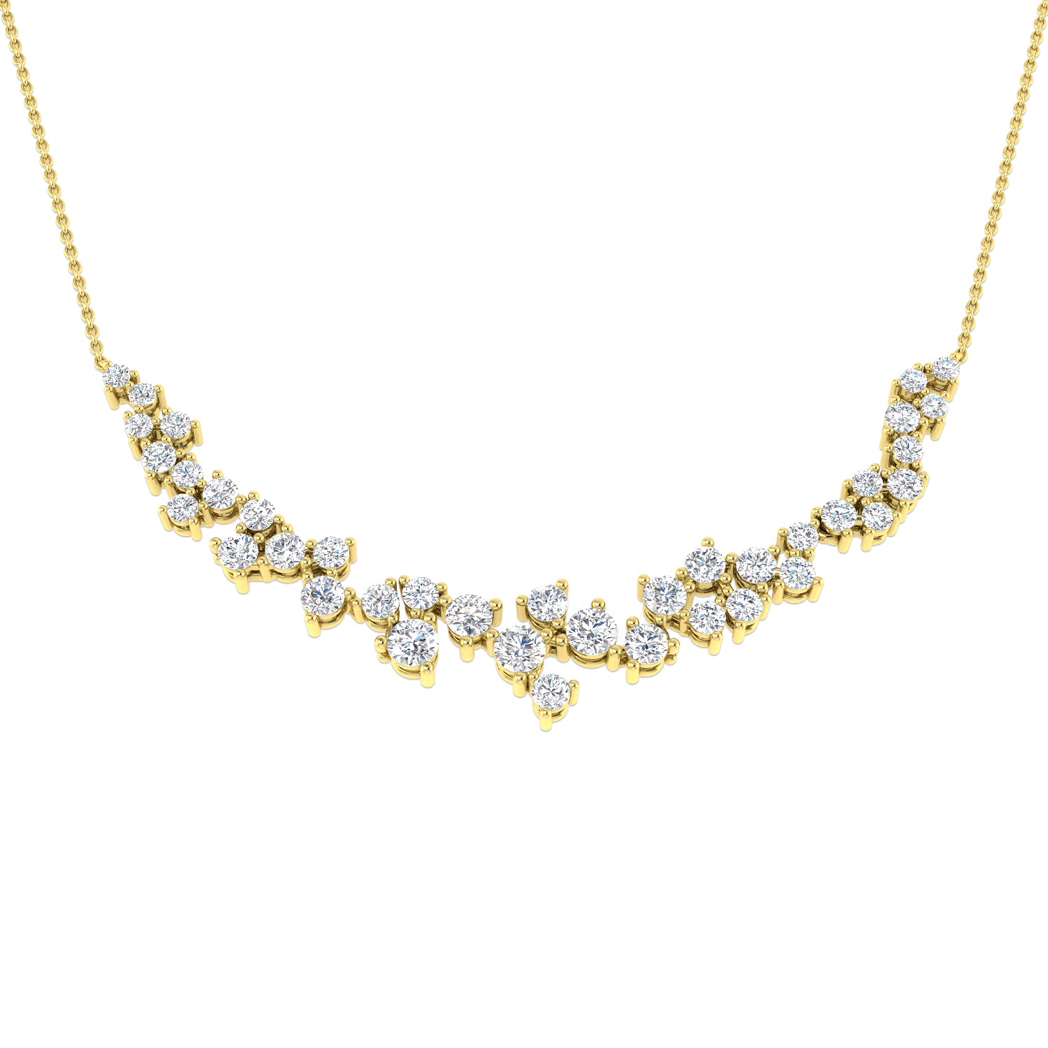 Round Diamond Necklace