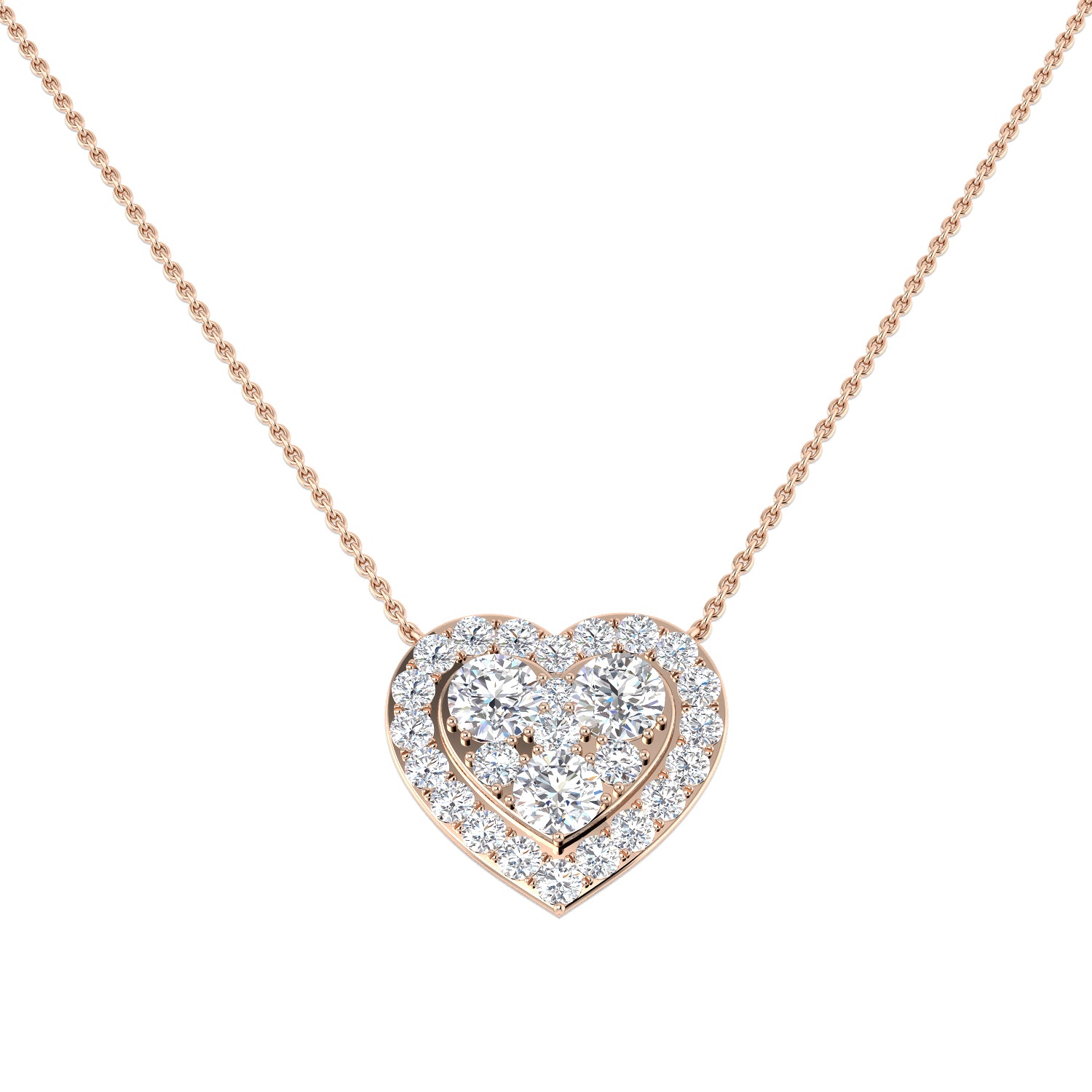 Round Diamond Necklace