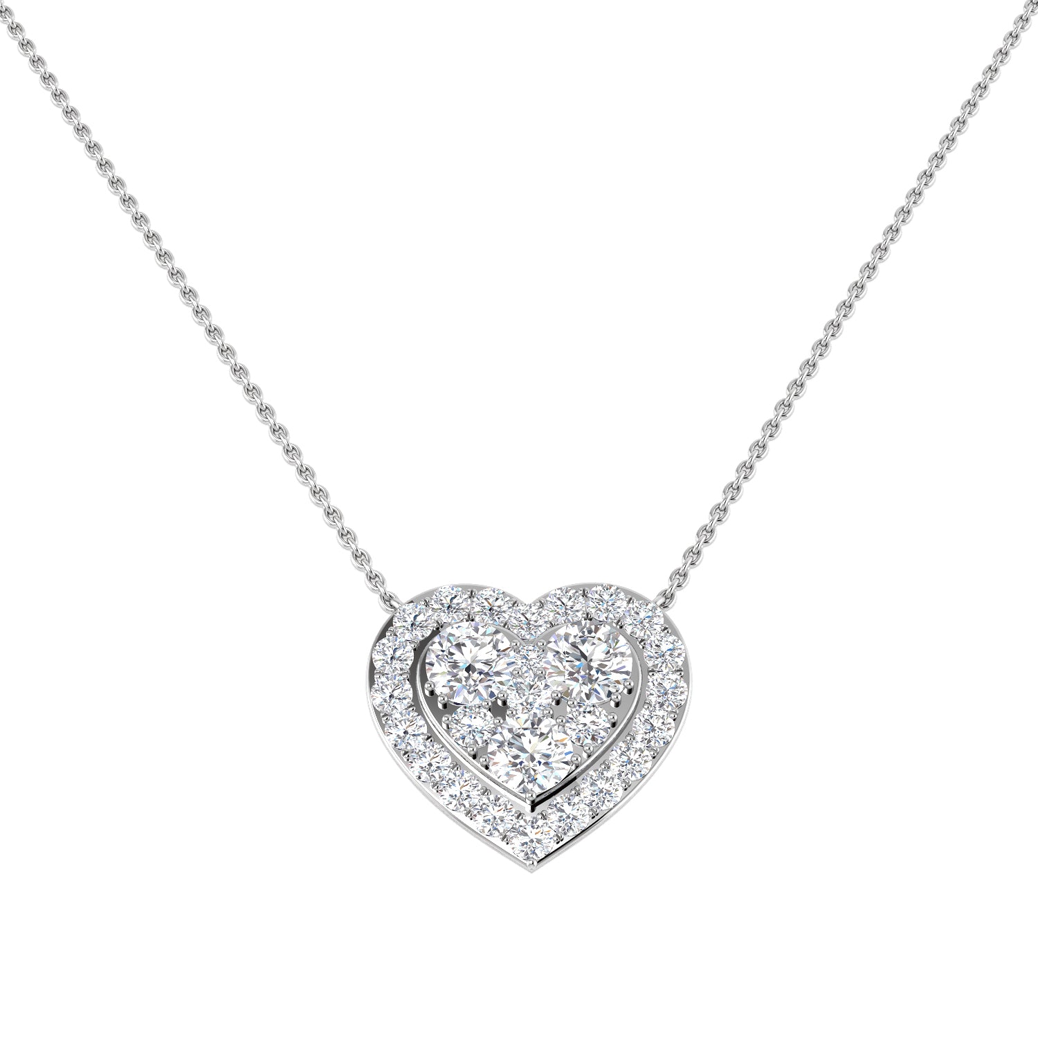 Round Diamond Necklace