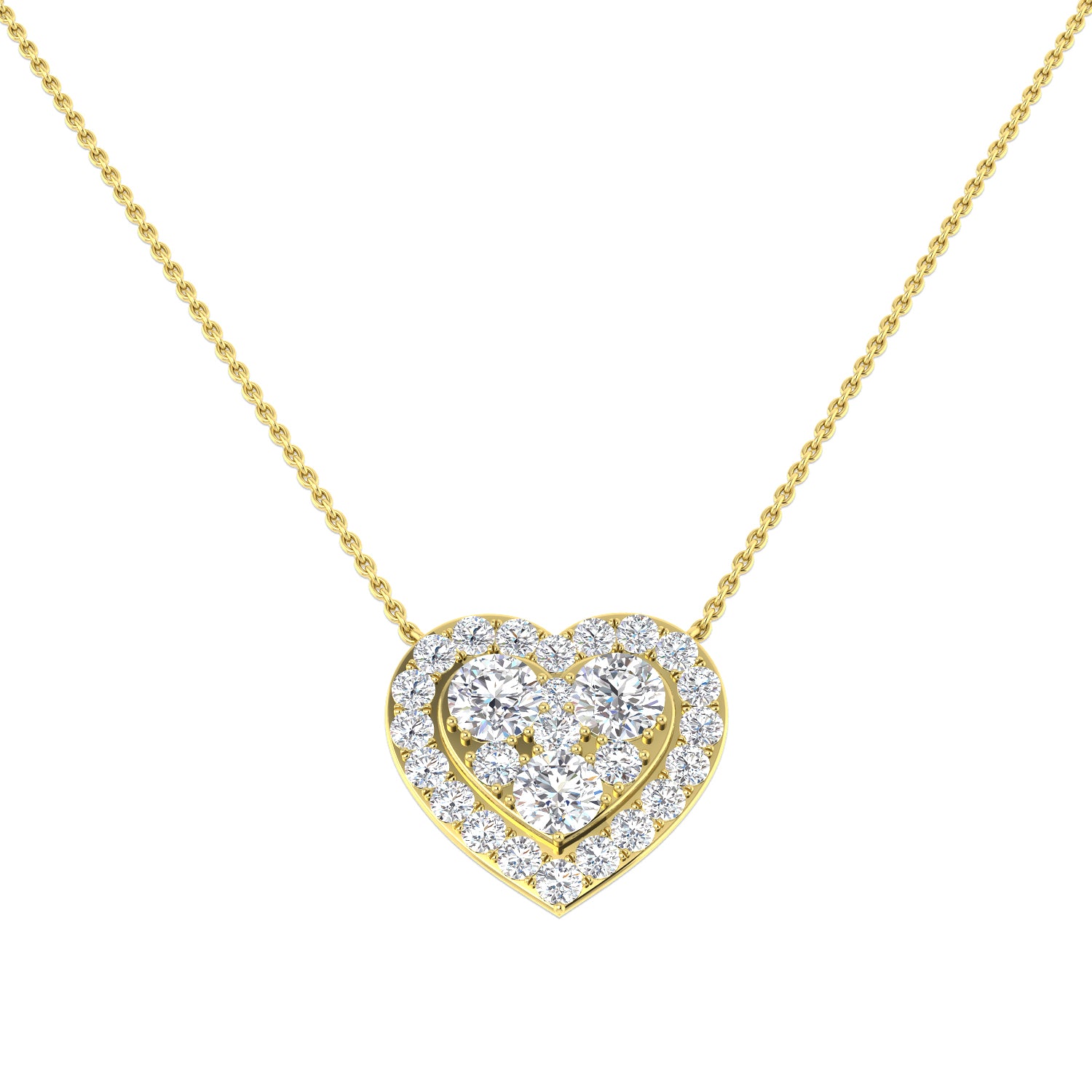 Round Diamond Necklace