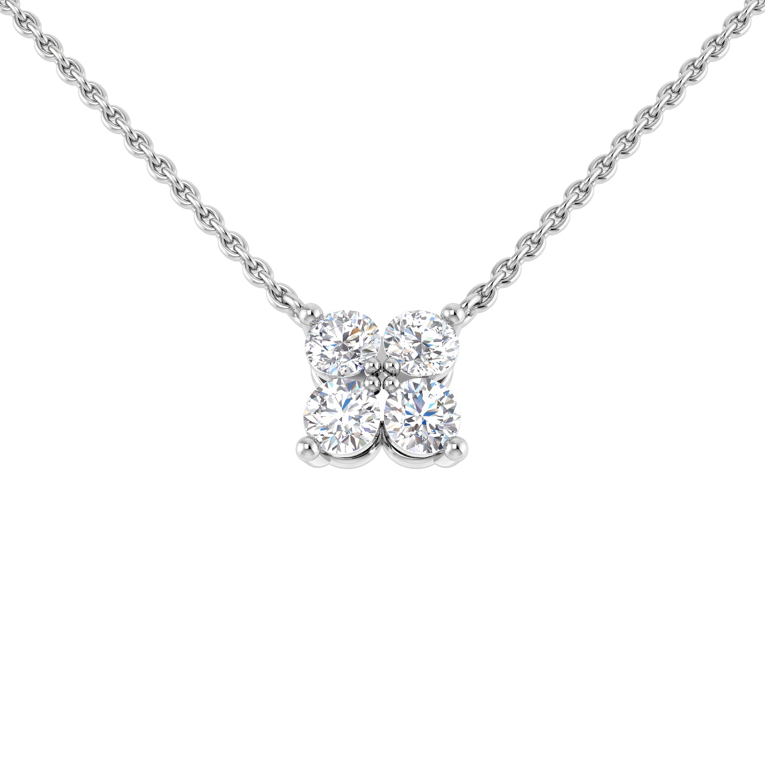 Round Diamond Necklace