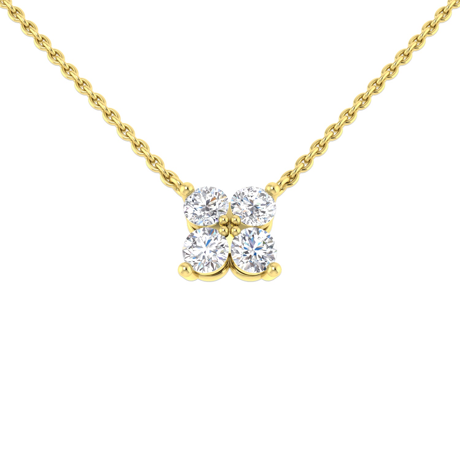 Round Diamond Necklace