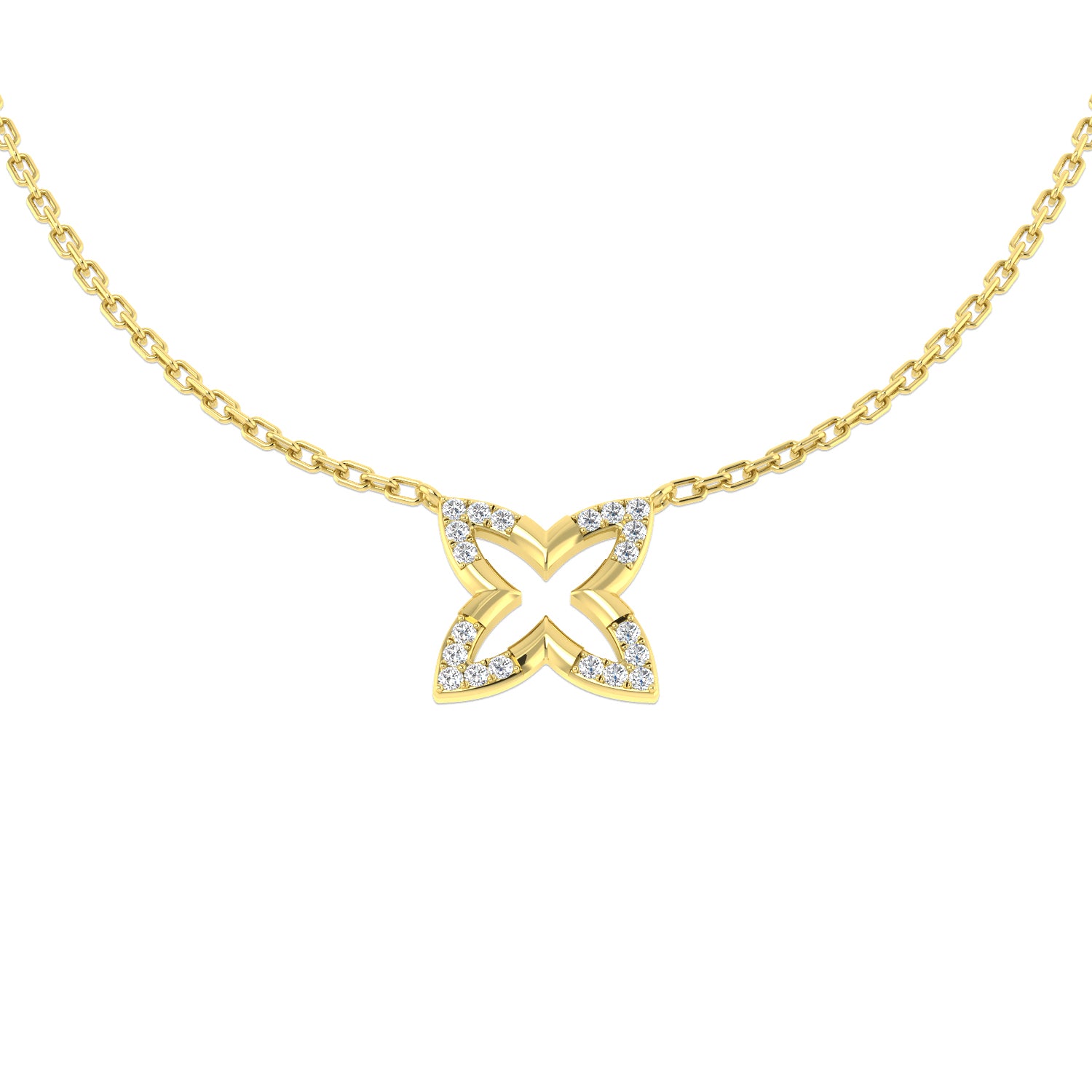 Round Diamond Necklace