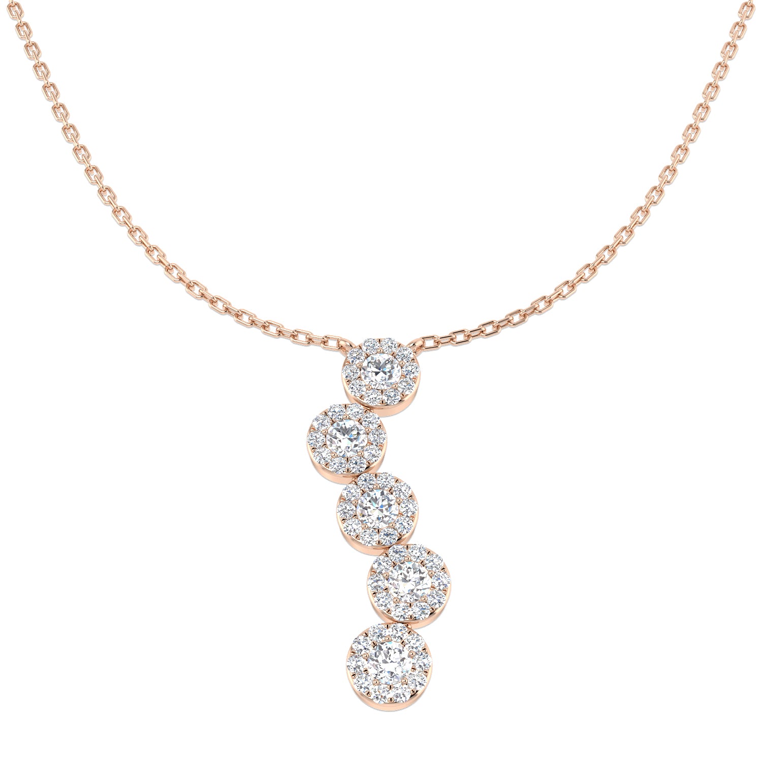 Round Diamond Necklace