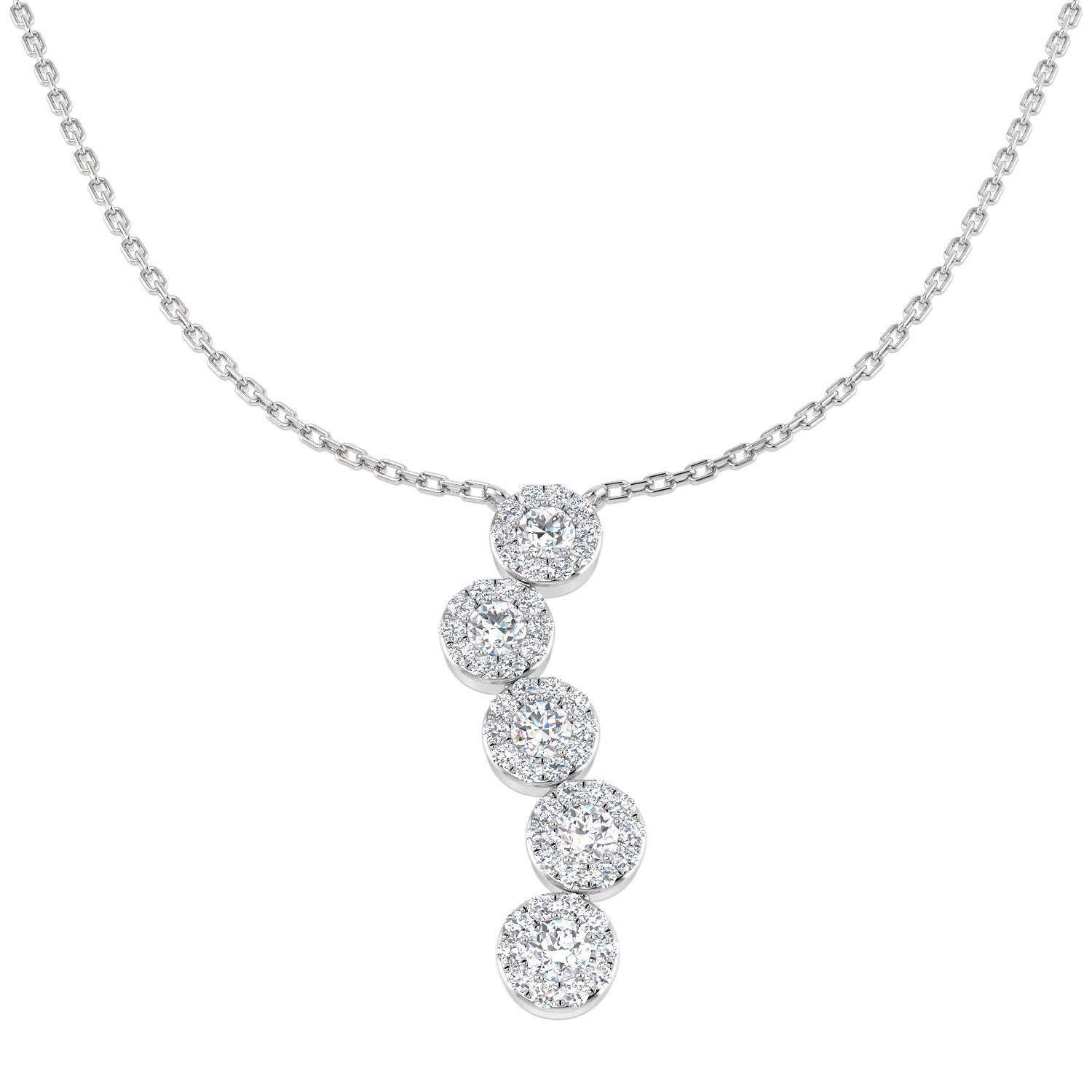 Round Diamond Necklace