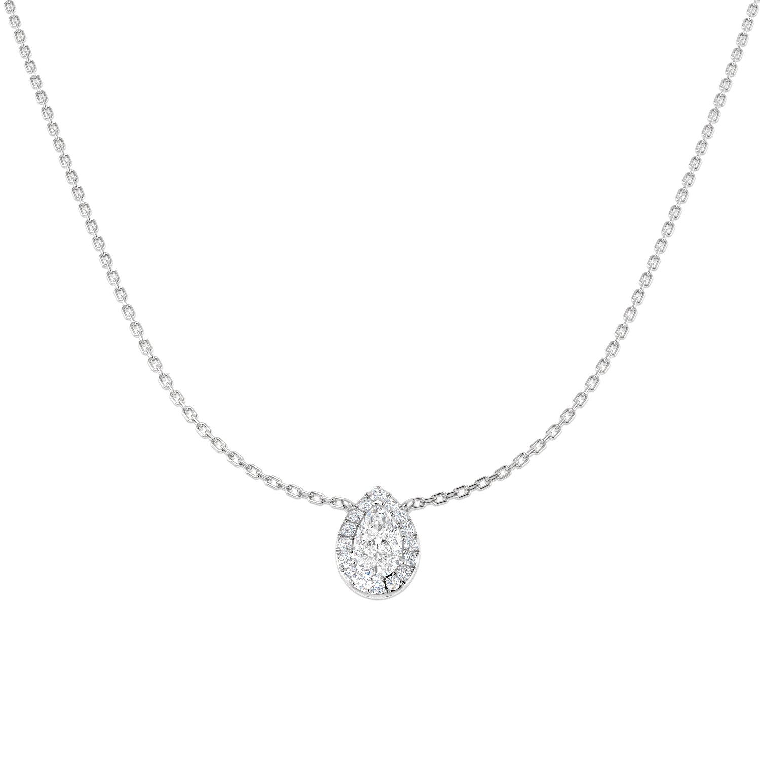 Round Diamond Necklace