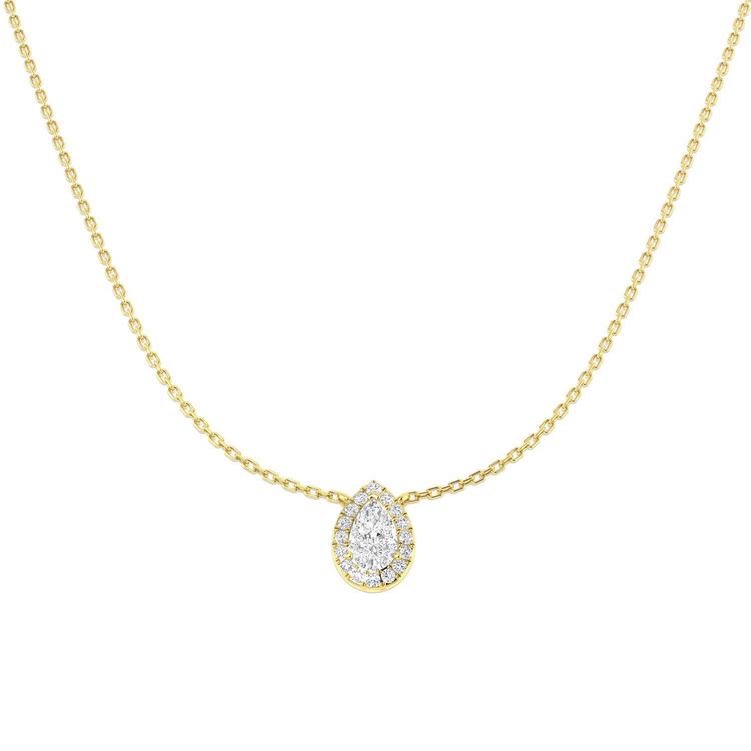Round Diamond Necklace