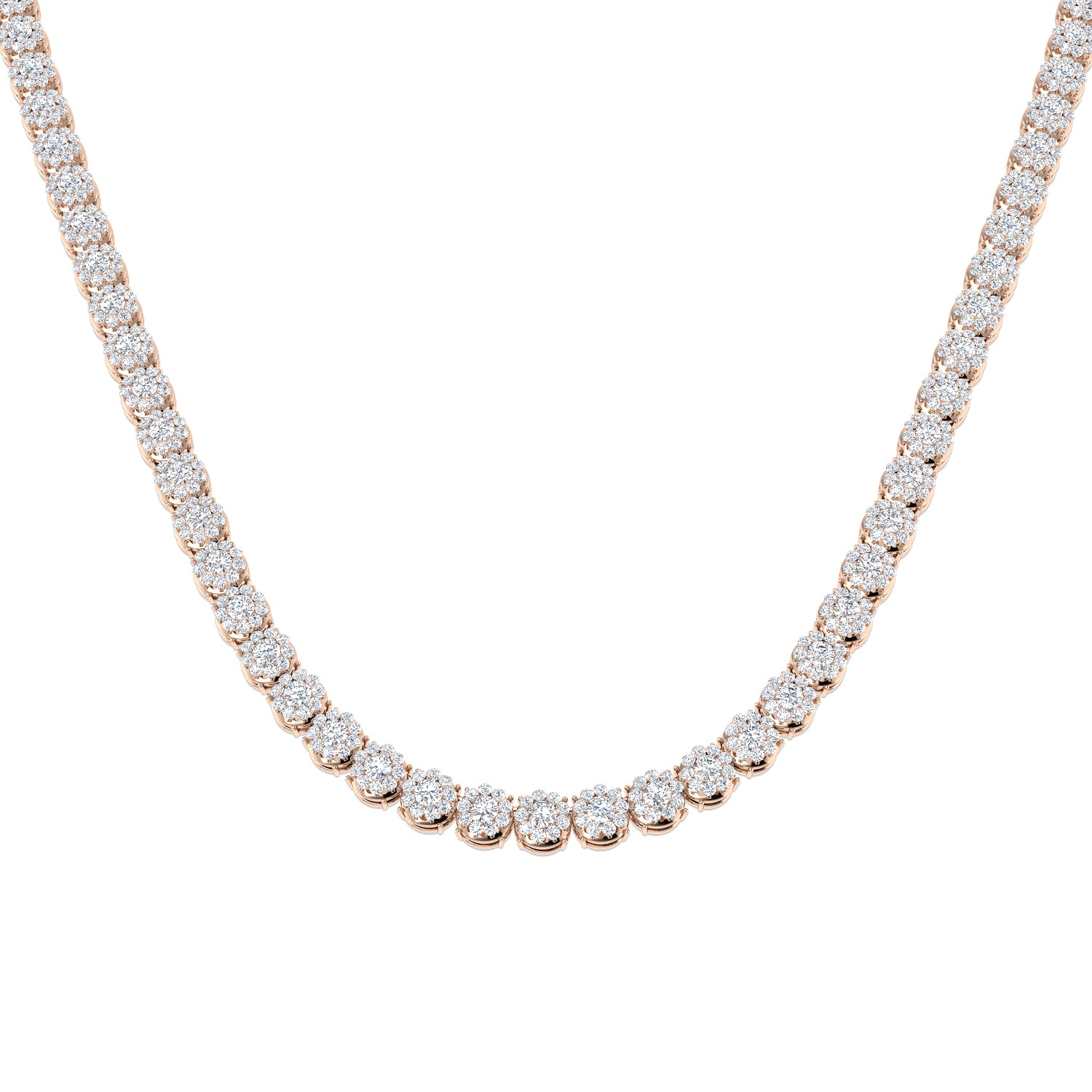 Round Diamond Necklace