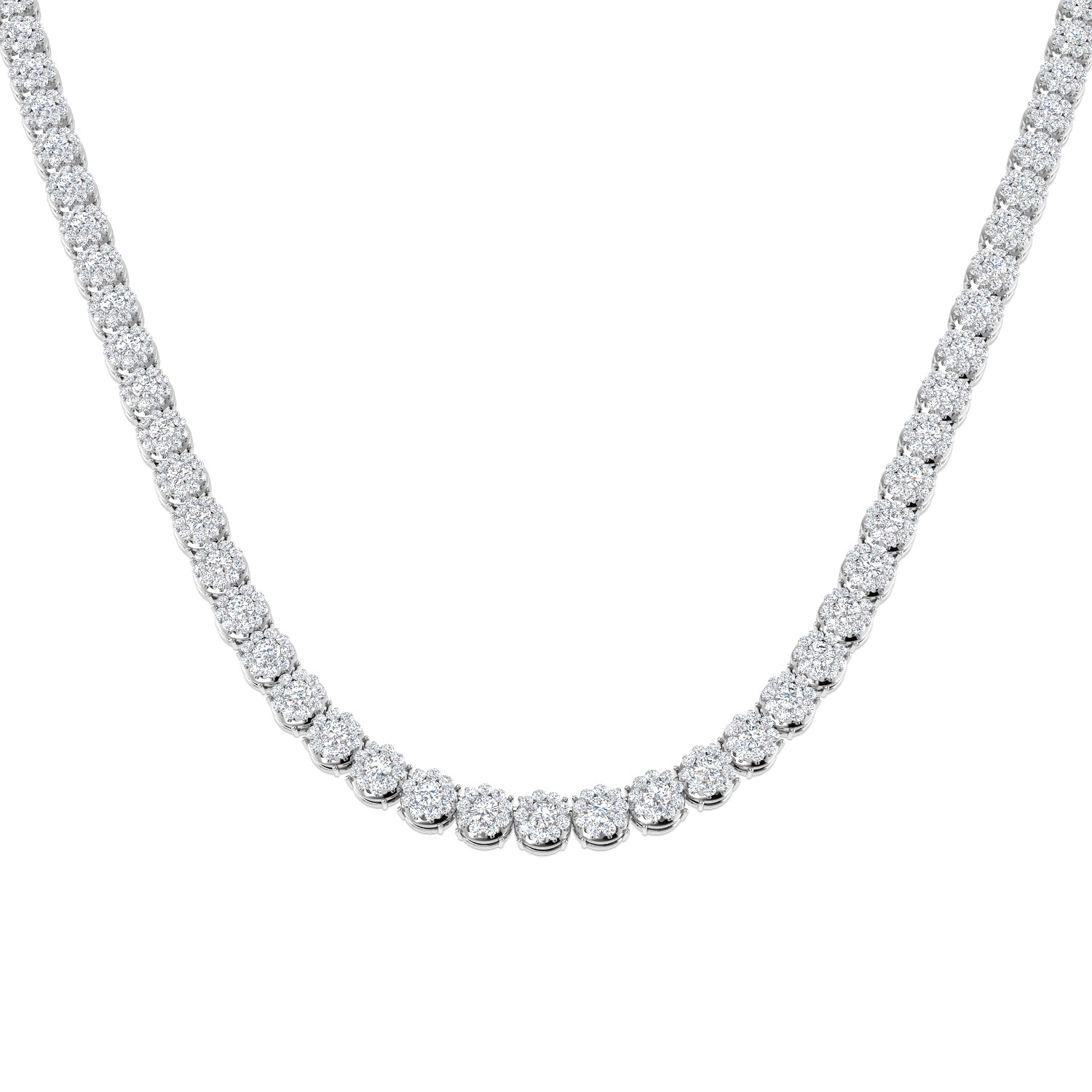 Round Diamond Necklace