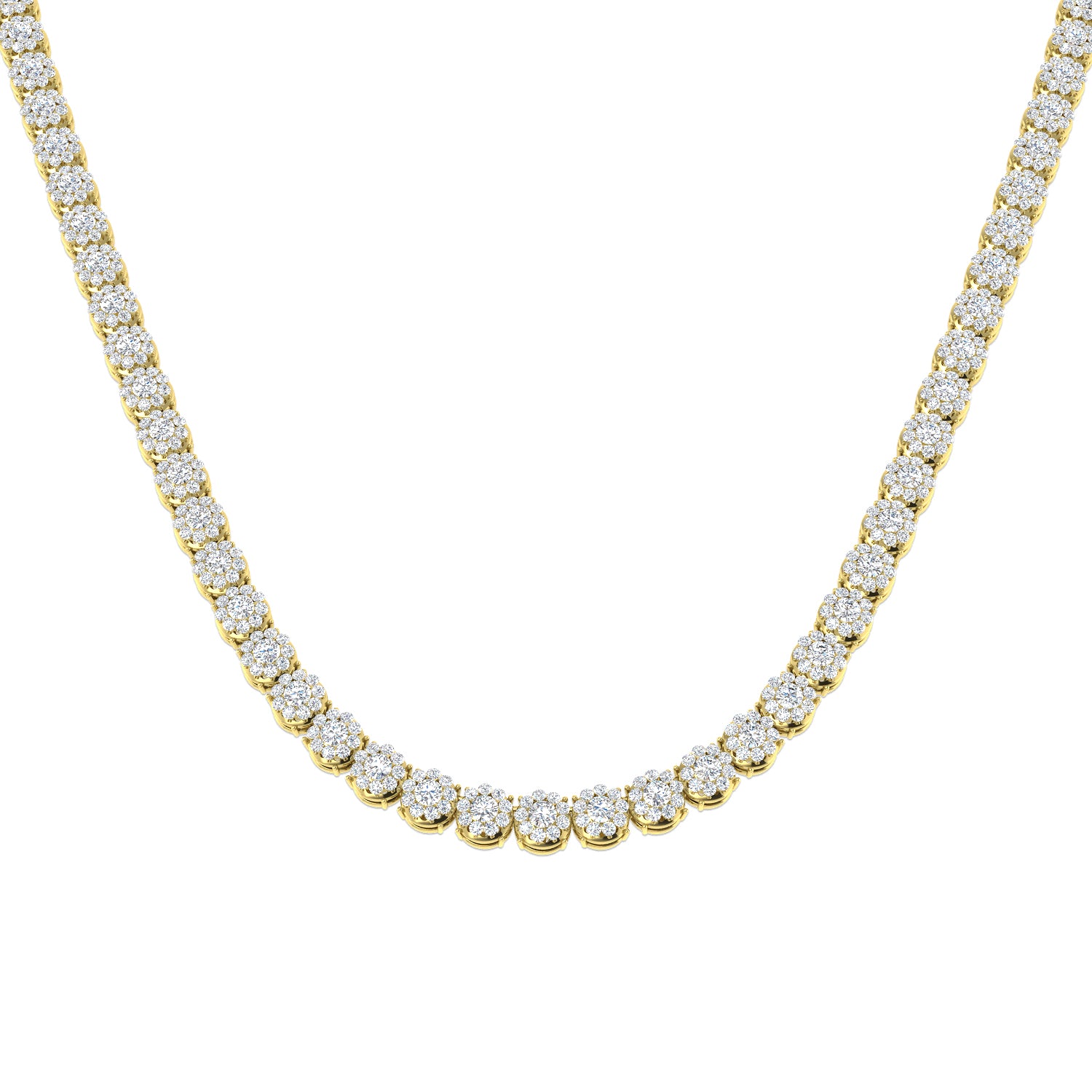 Round Diamond Necklace
