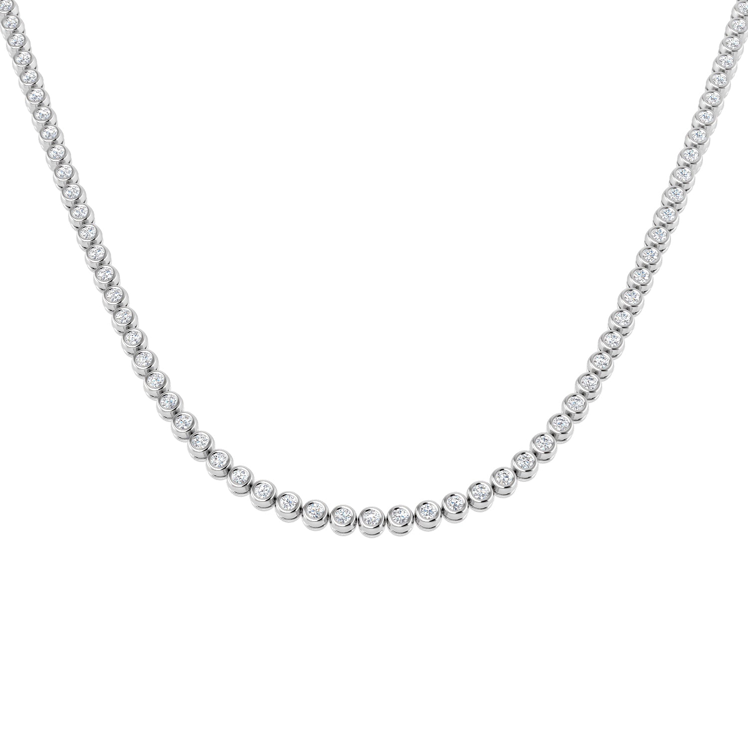 Round Diamond Necklace