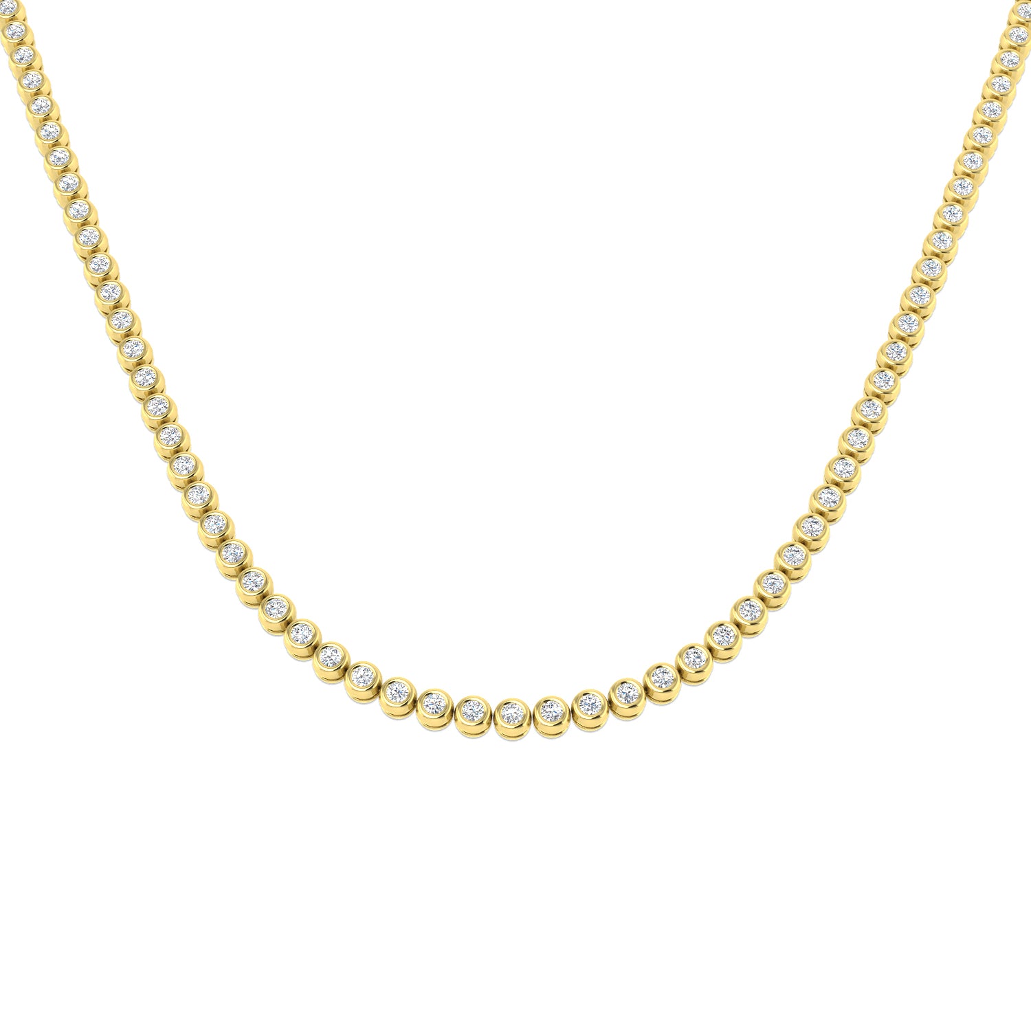 Round Diamond Necklace