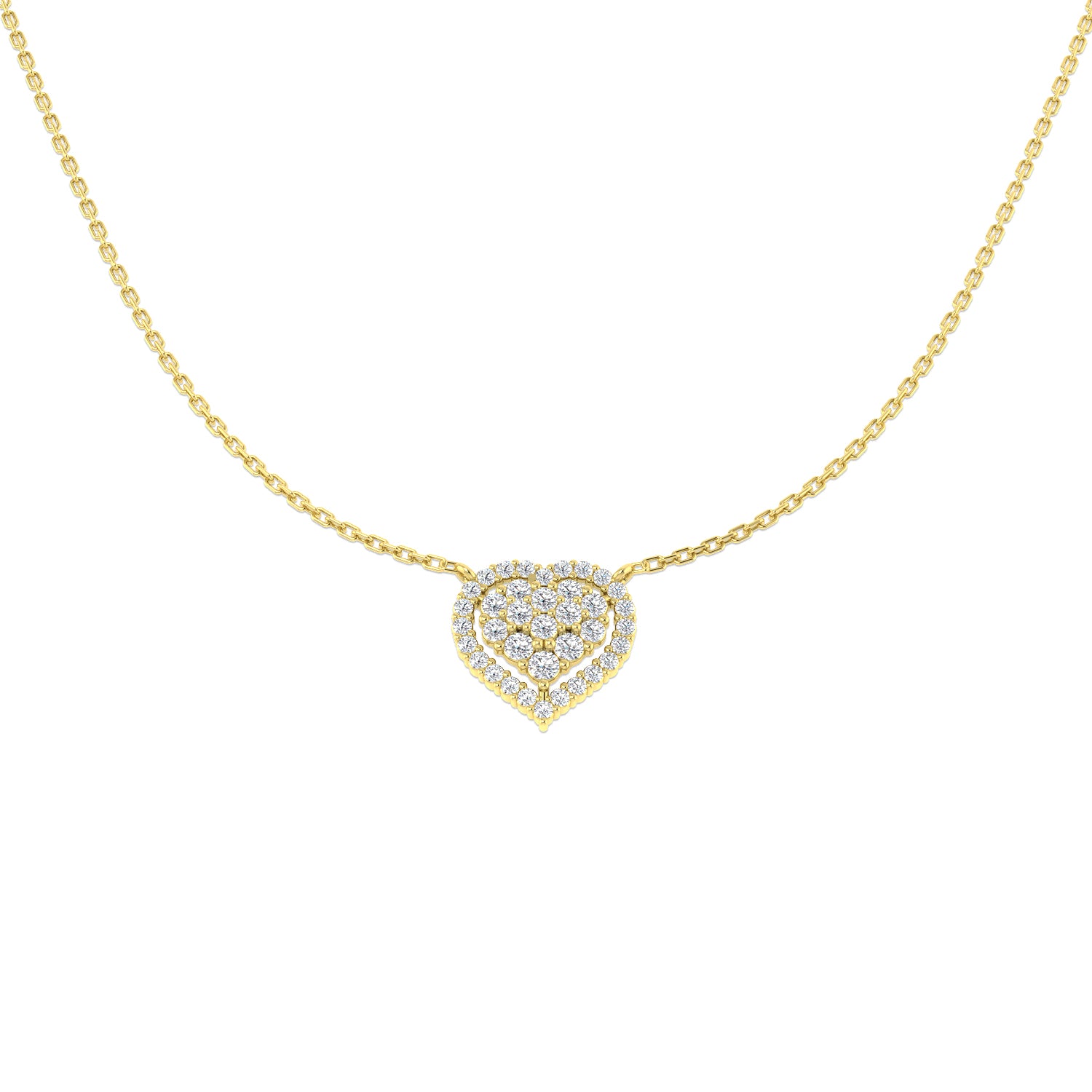 Round Diamond Necklace