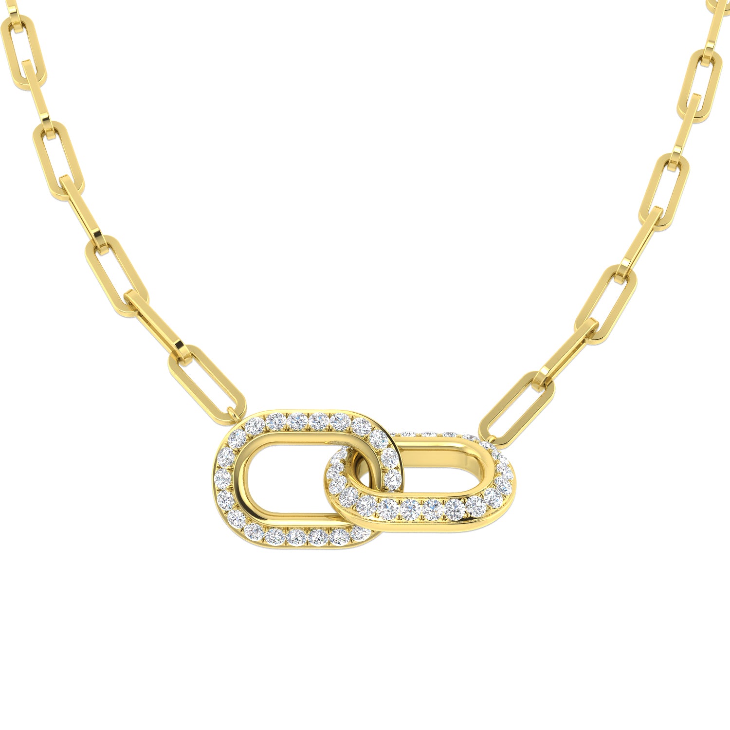 Round Diamond Necklace