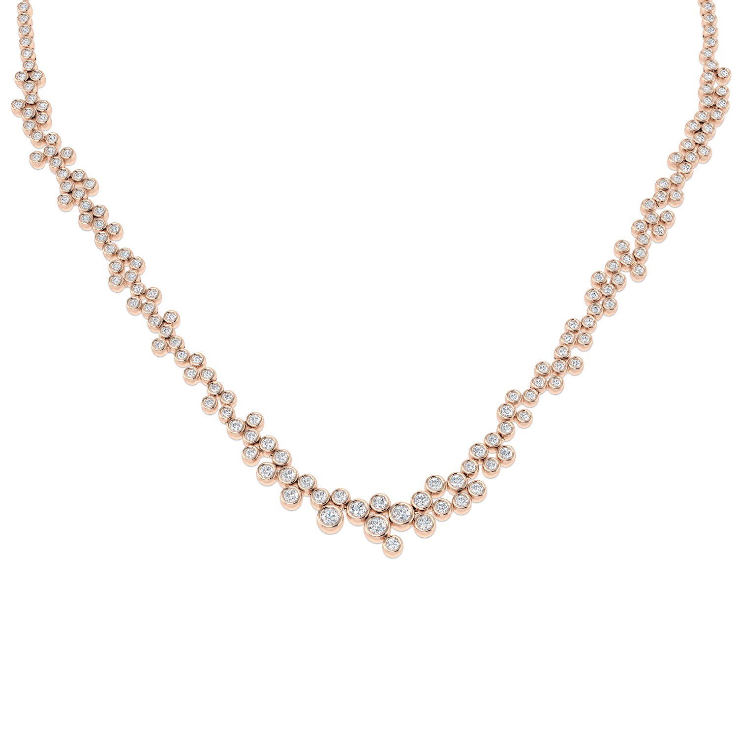 Round Diamond Necklace