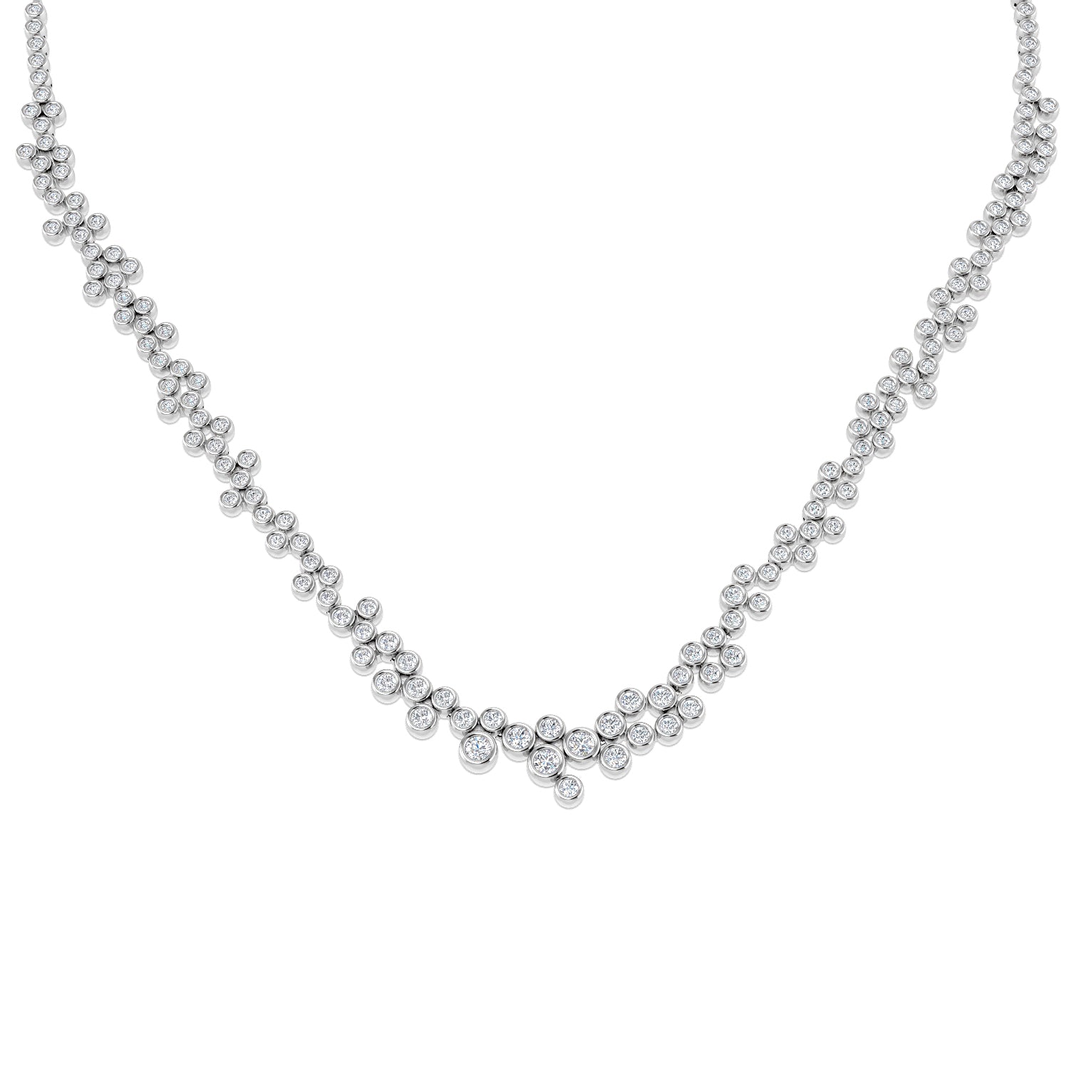 Round Diamond Necklace