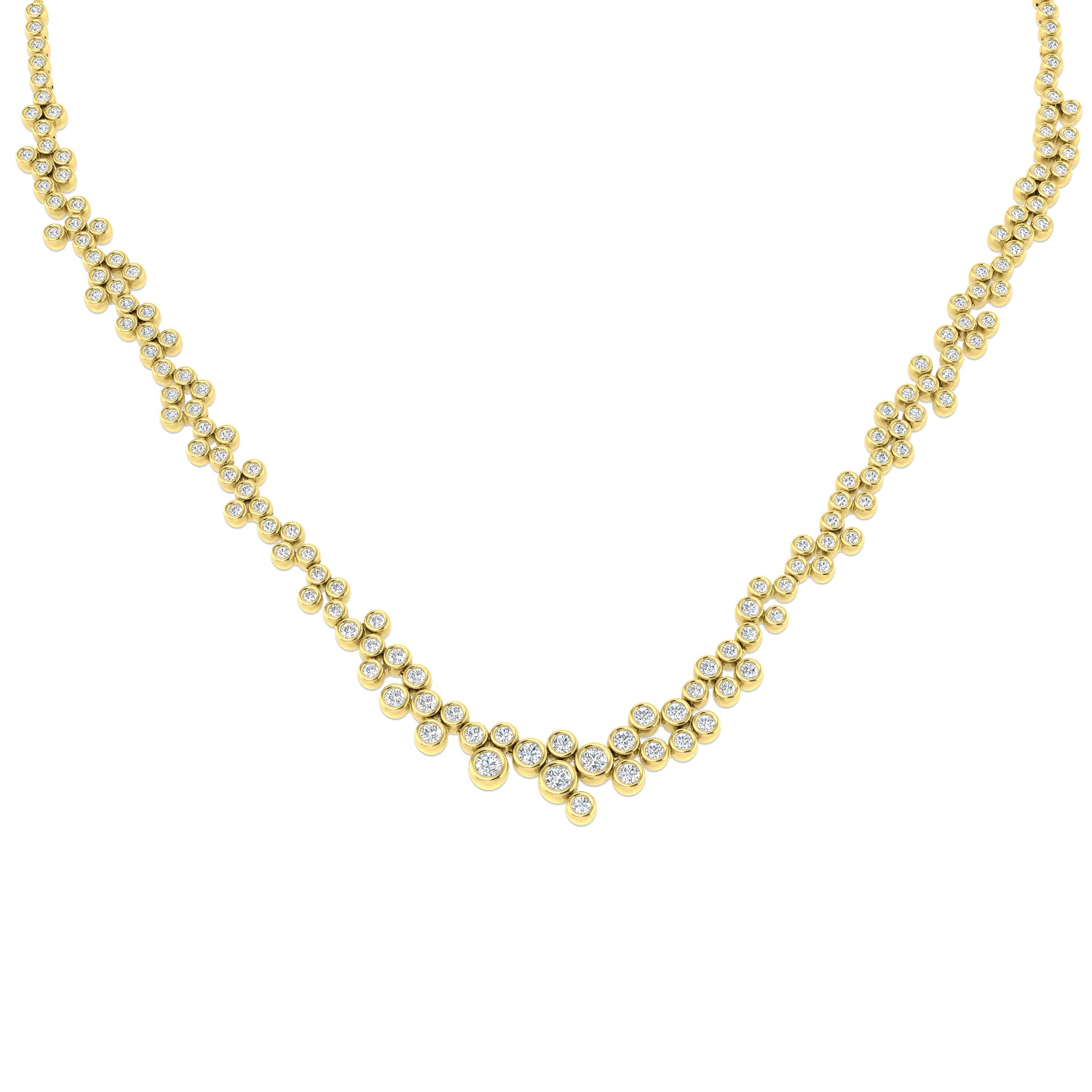 Round Diamond Necklace