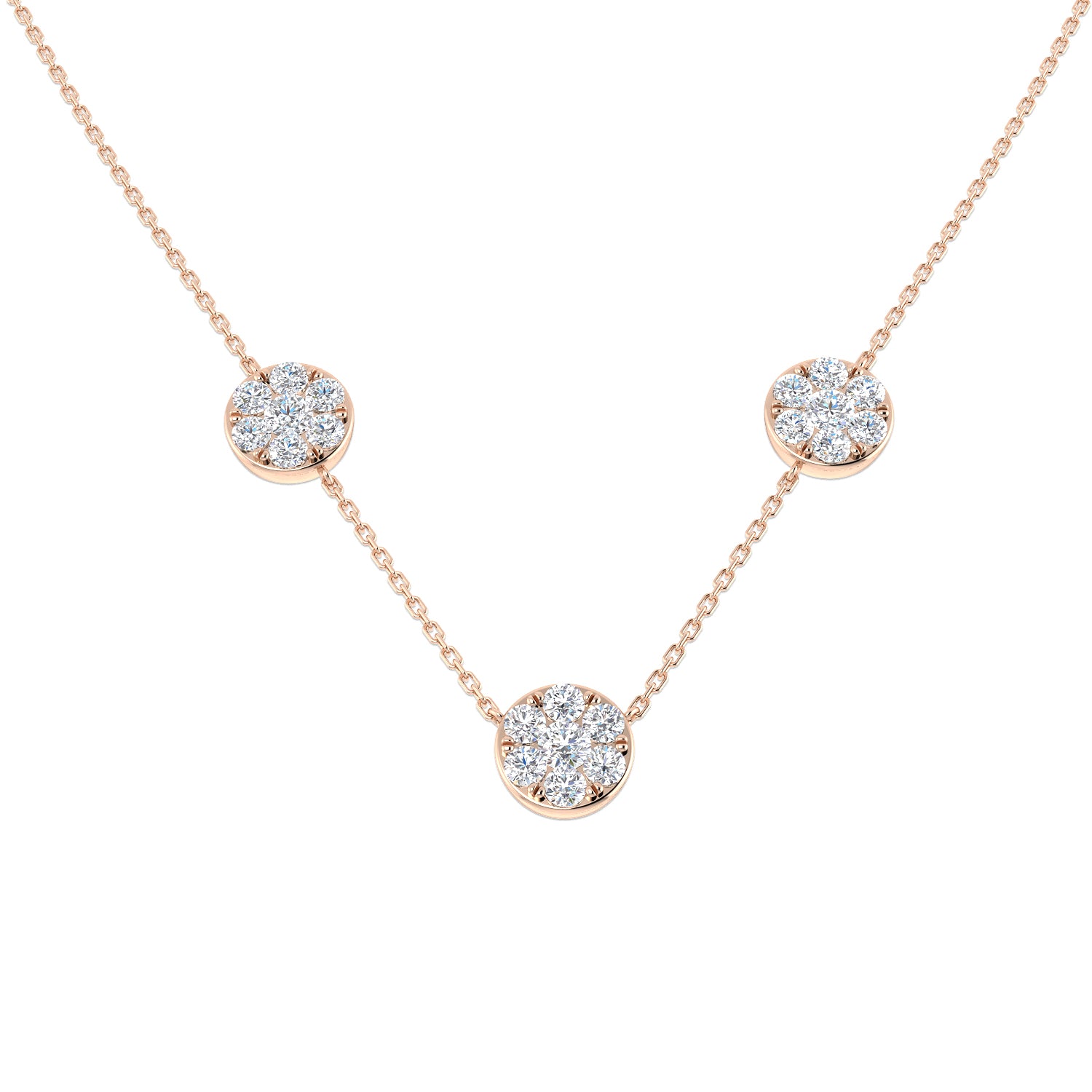 Round Diamond Necklace