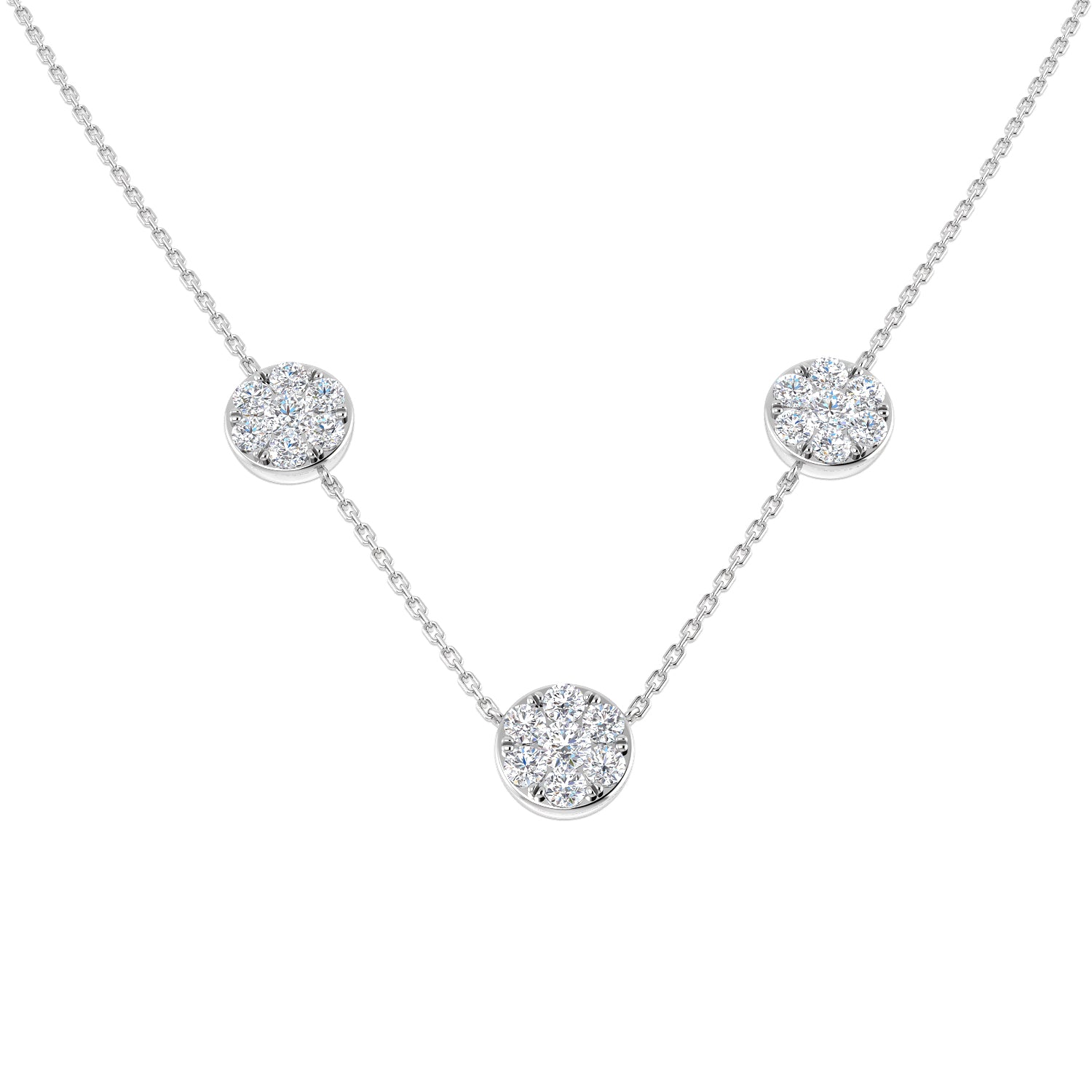 Round Diamond Necklace