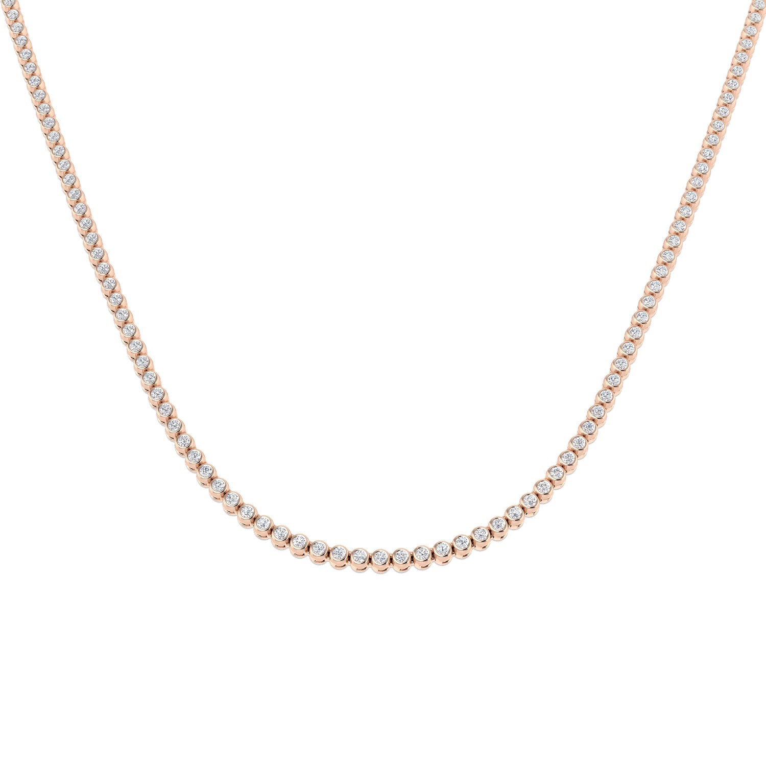 Round Diamond Necklace