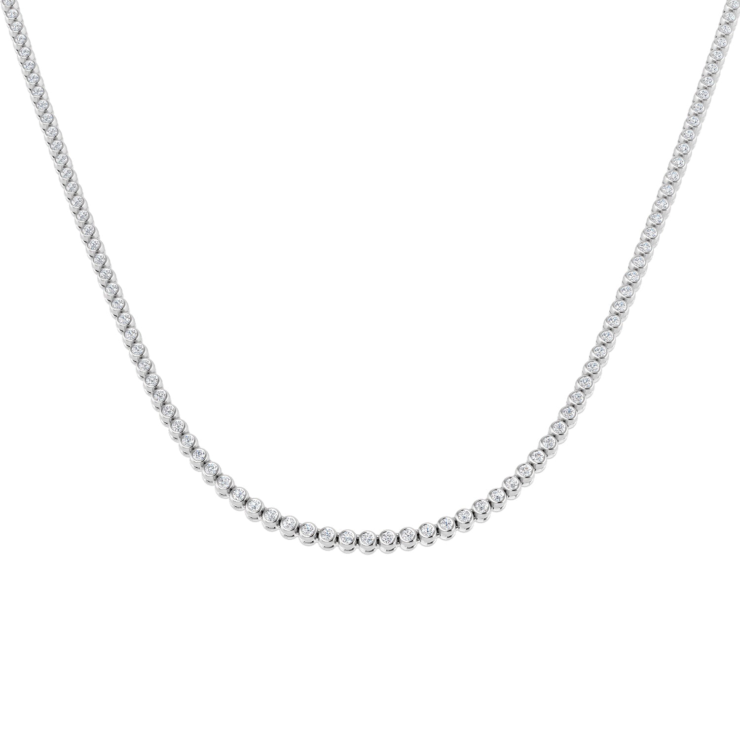 Round Diamond Necklace