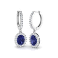 Oval Tanzanite Earrings