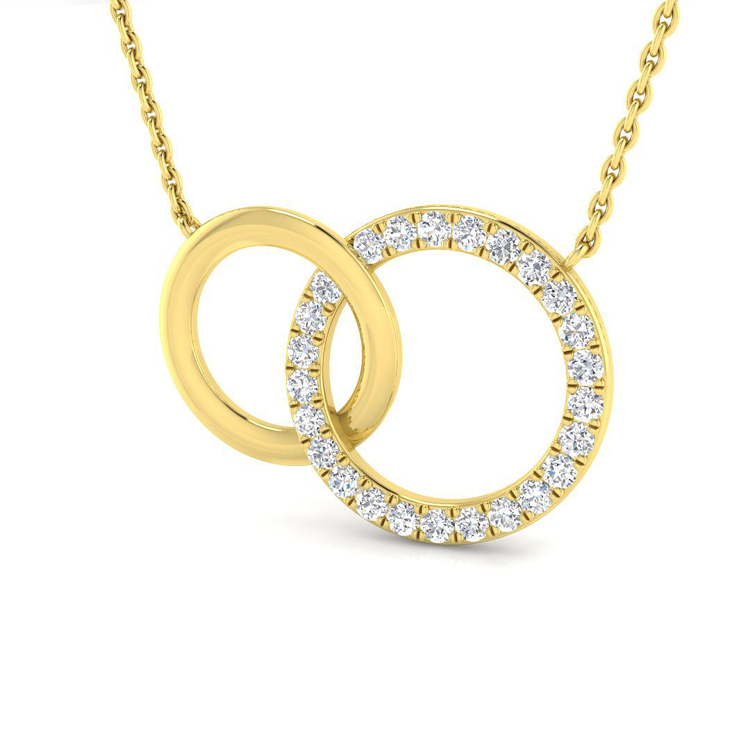 Round Diamond Necklace