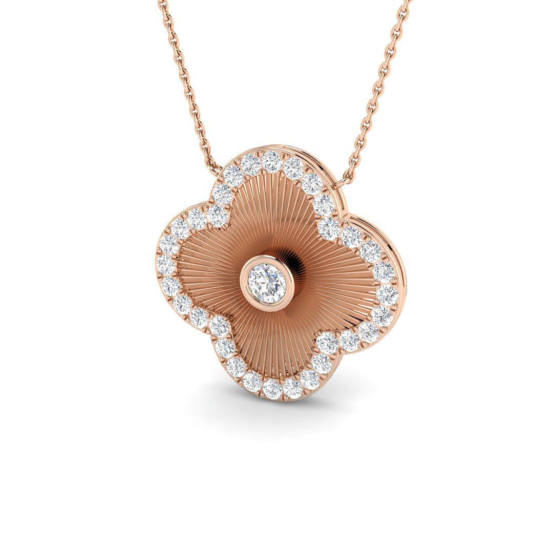 Round Diamond Necklace
