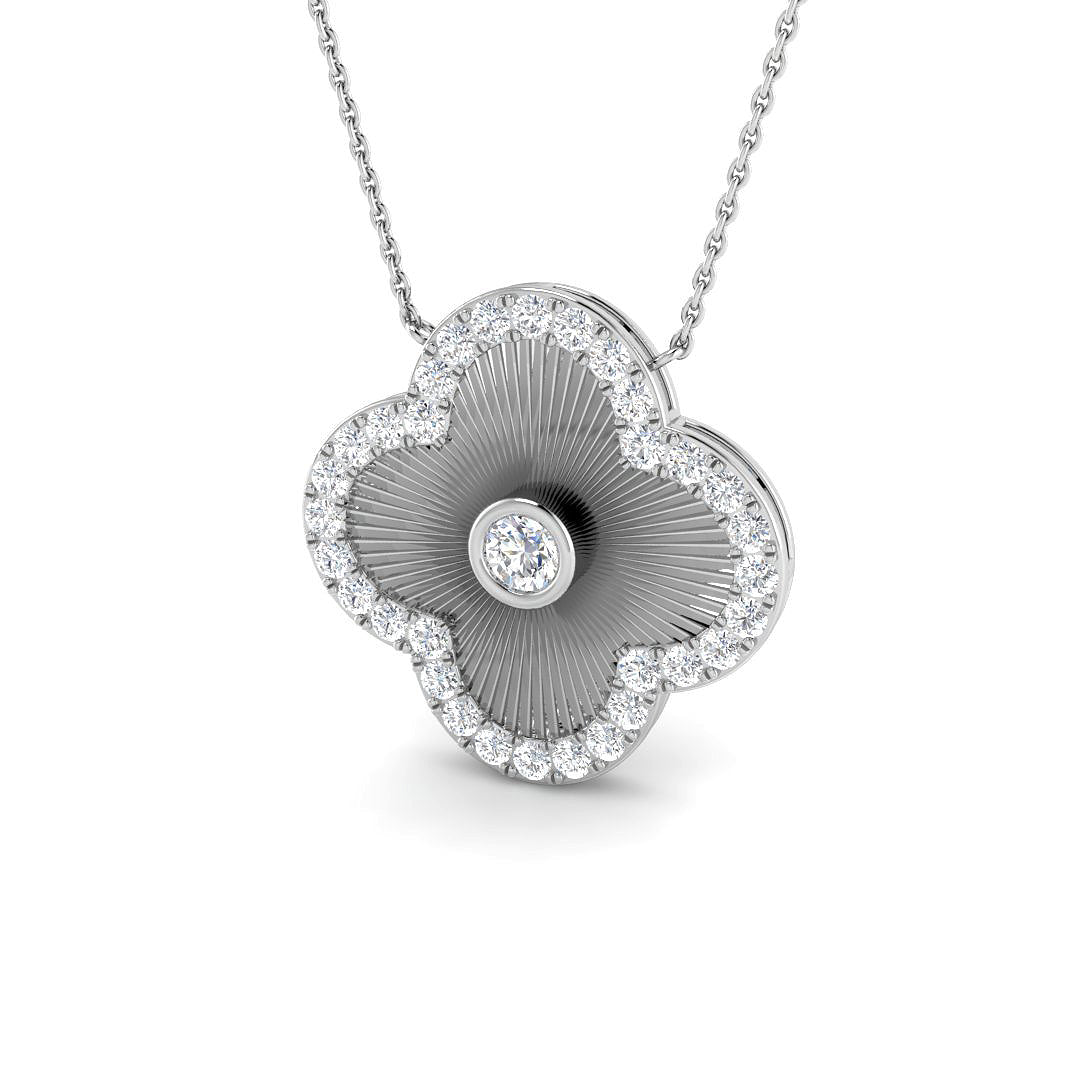 Round Diamond Necklace