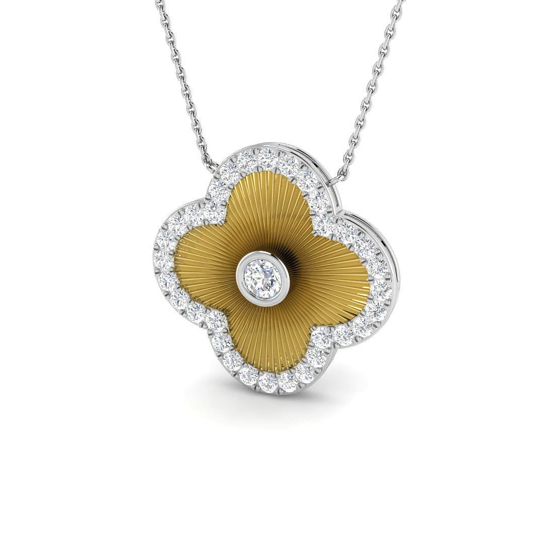 Round Diamond Necklace