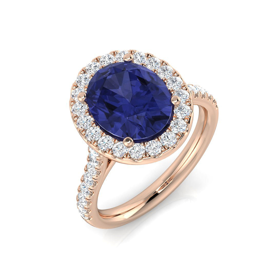 Oval Gemstone Ring