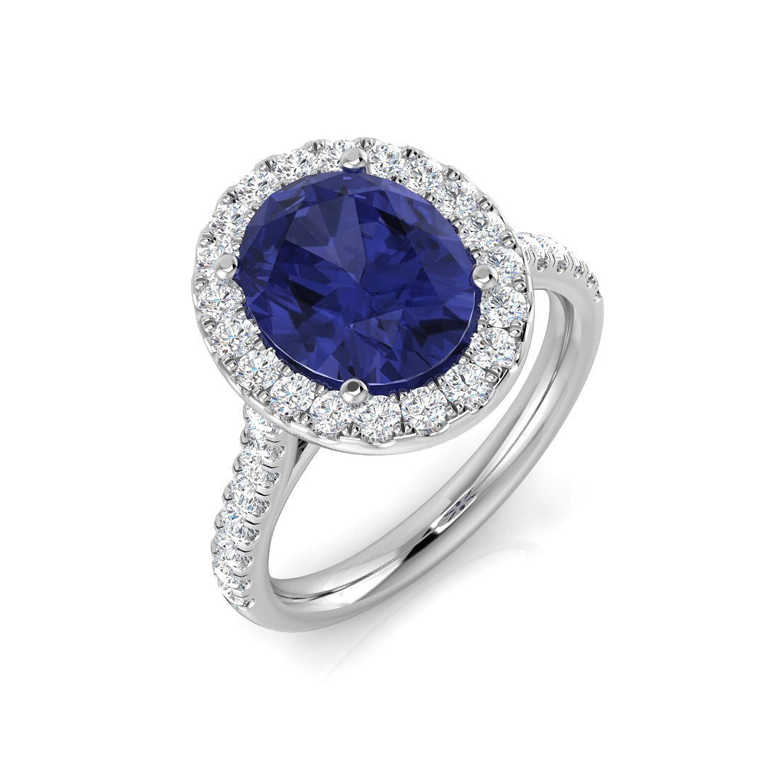 Oval Gemstone Ring