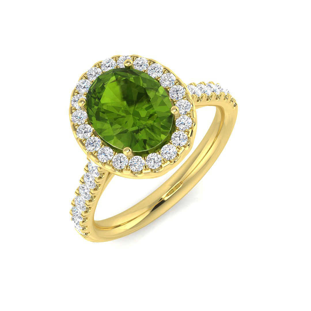 Oval Multi Sapphire Ring
