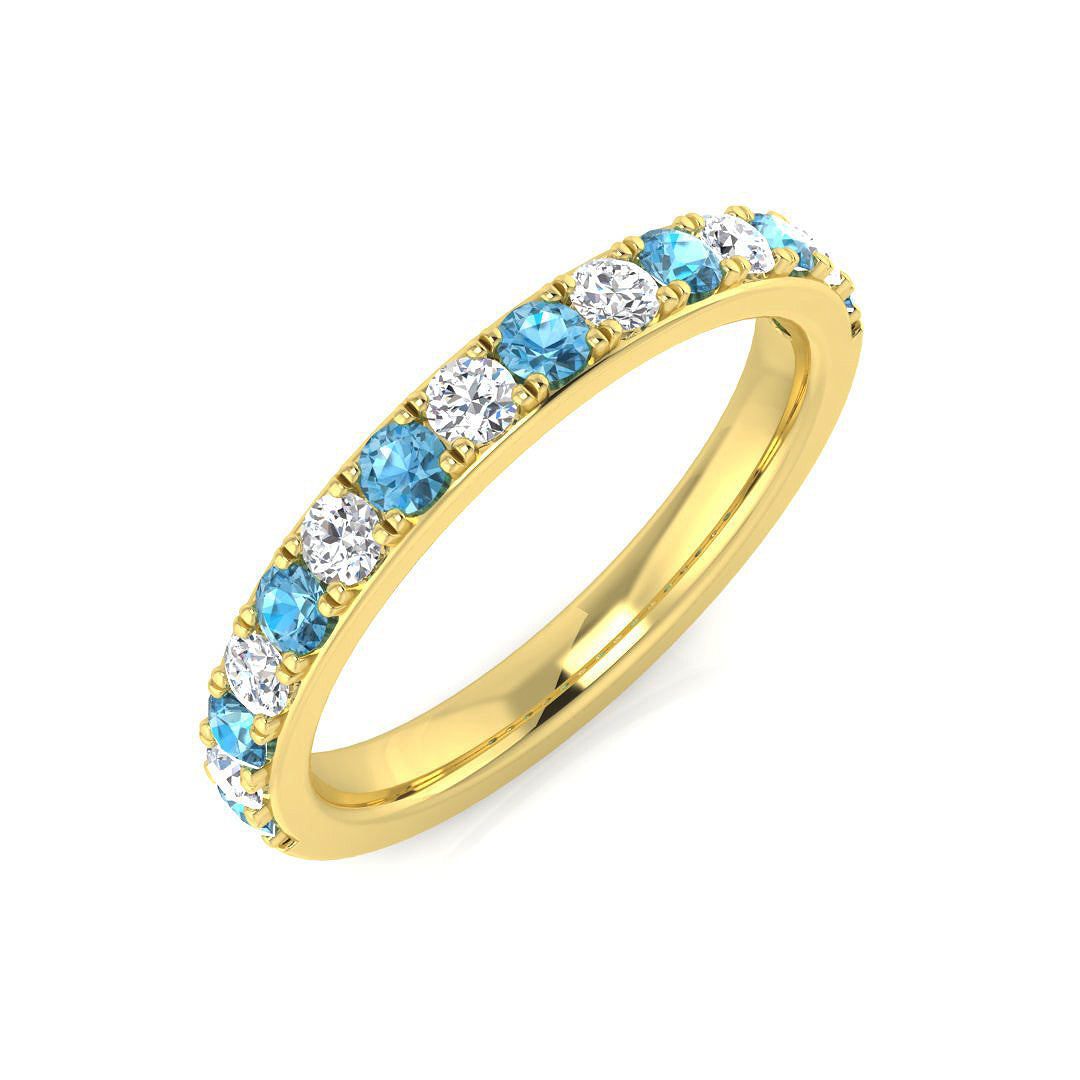 Round Gemstone Ring