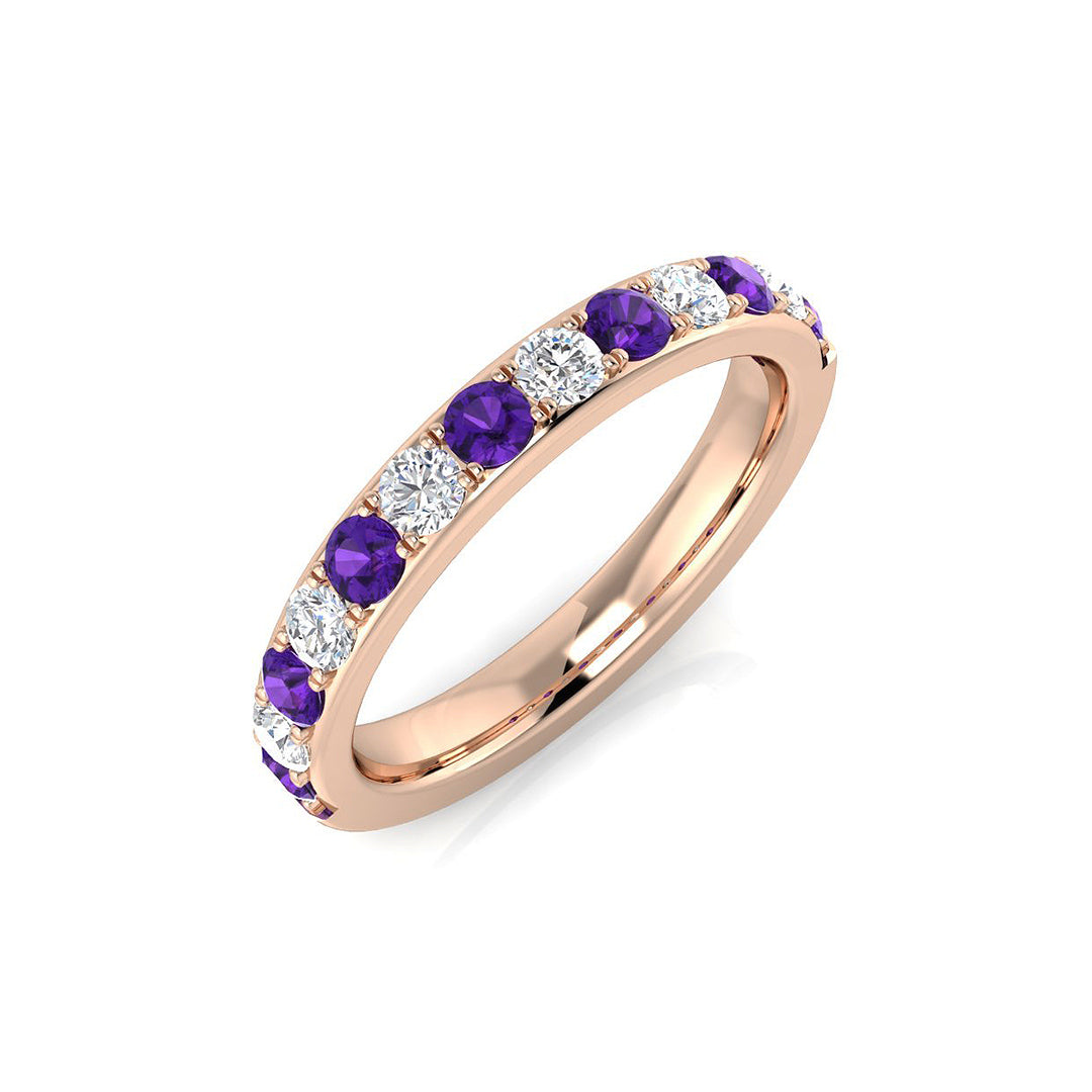 Round Gemstone Ring