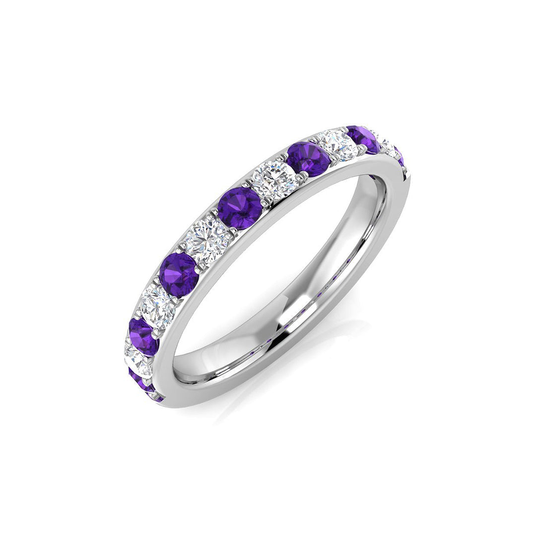Round Gemstone Ring