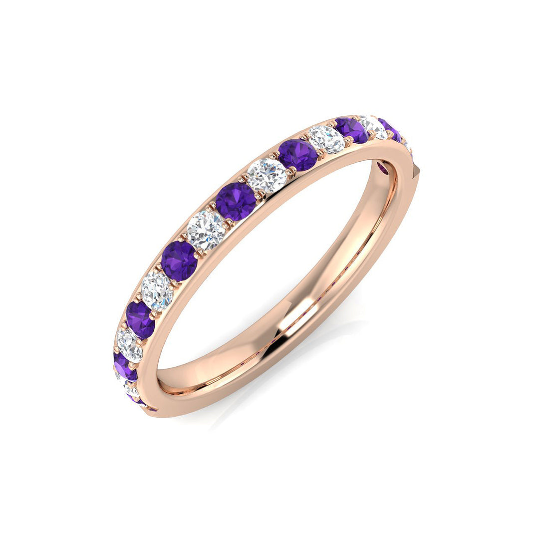 Round Gemstone Ring