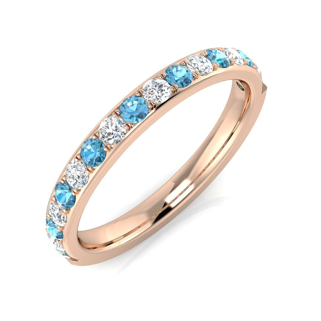 Round Gemstone Ring