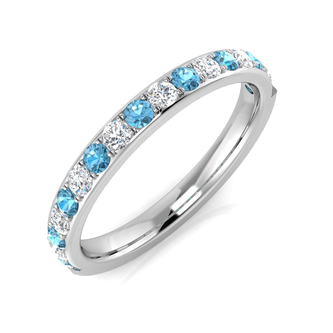 Round Gemstone Ring