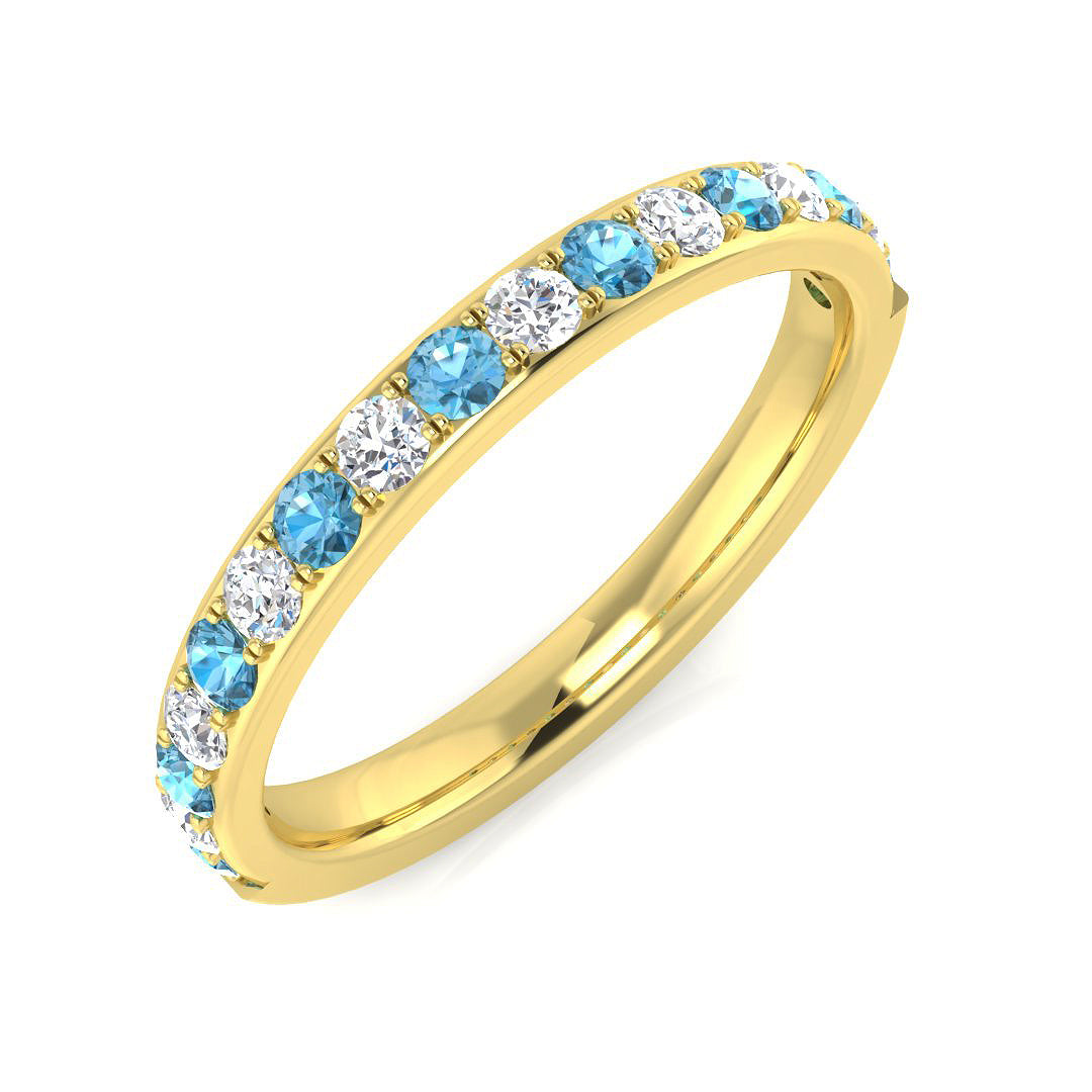 Round Gemstone Ring