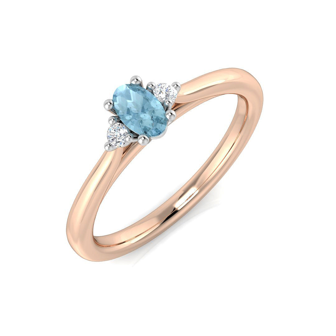 Oval Gemstone Ring