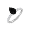 Pear Multi Sapphire Ring