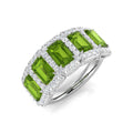 Emerald Cut Gemstone Ring