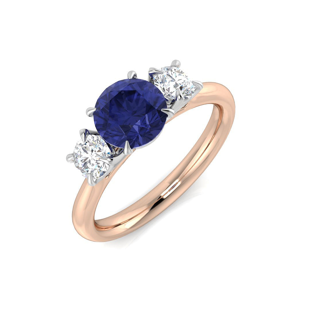 Round Tanzanite Ring