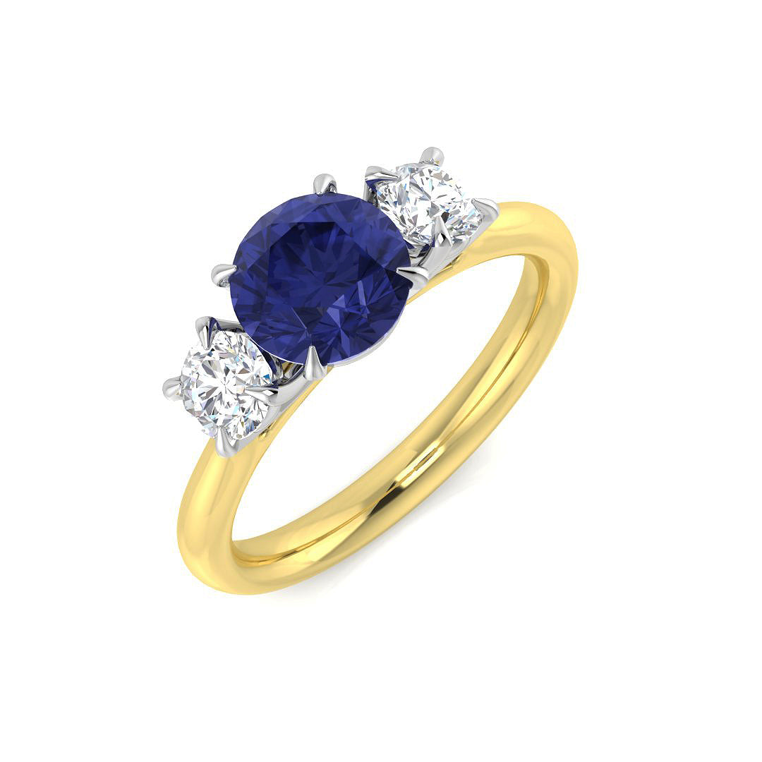 Round Tanzanite Ring