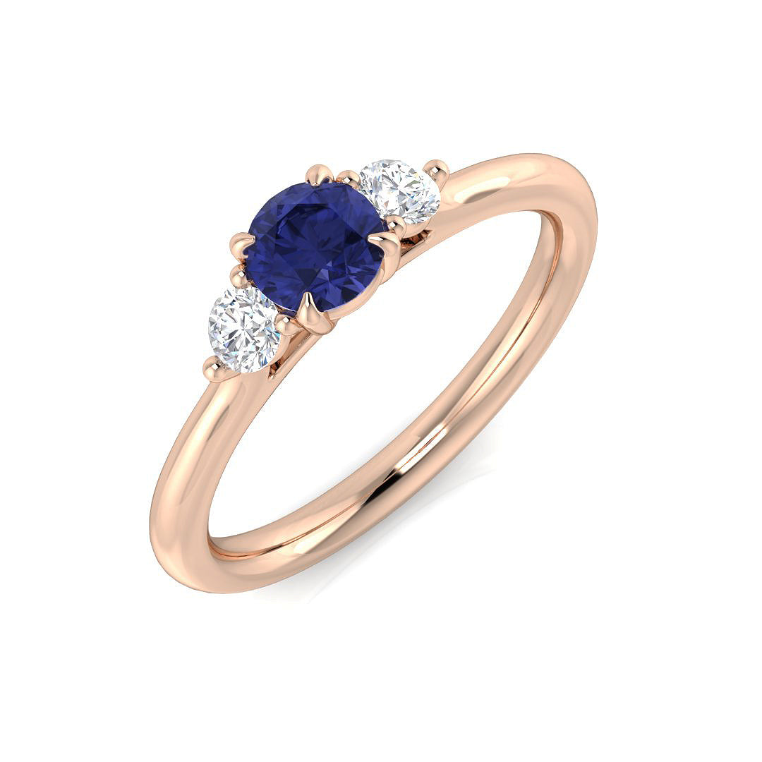 Round Tanzanite Ring