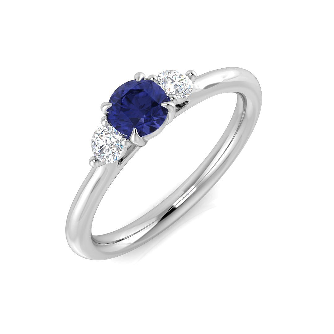 Round Tanzanite Ring
