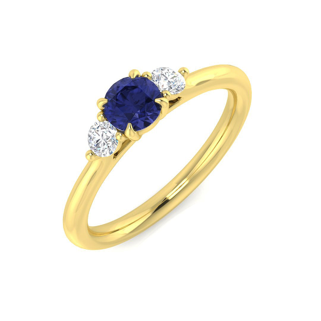 Round Tanzanite Ring