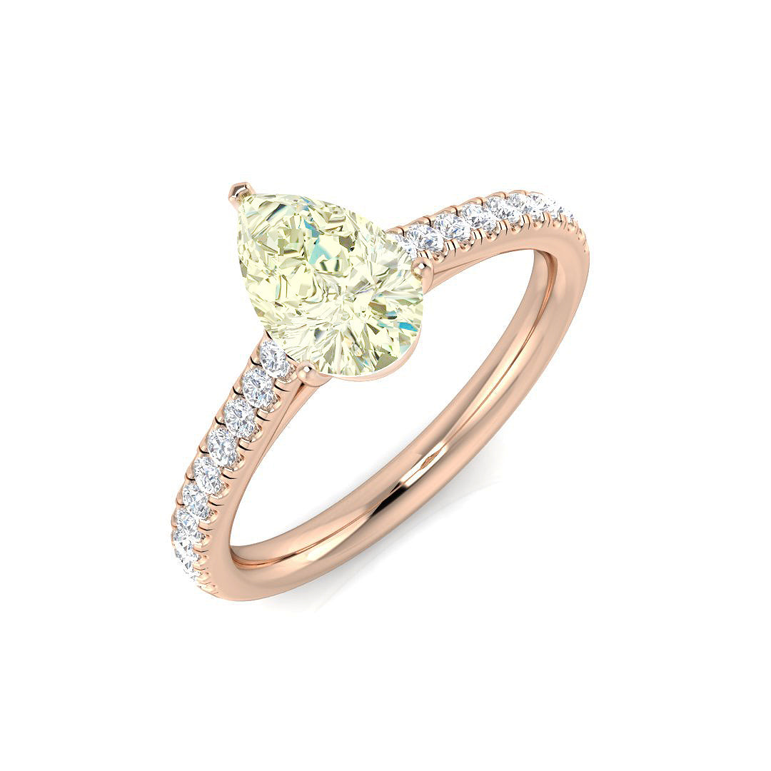 Pear Multi Sapphire Ring
