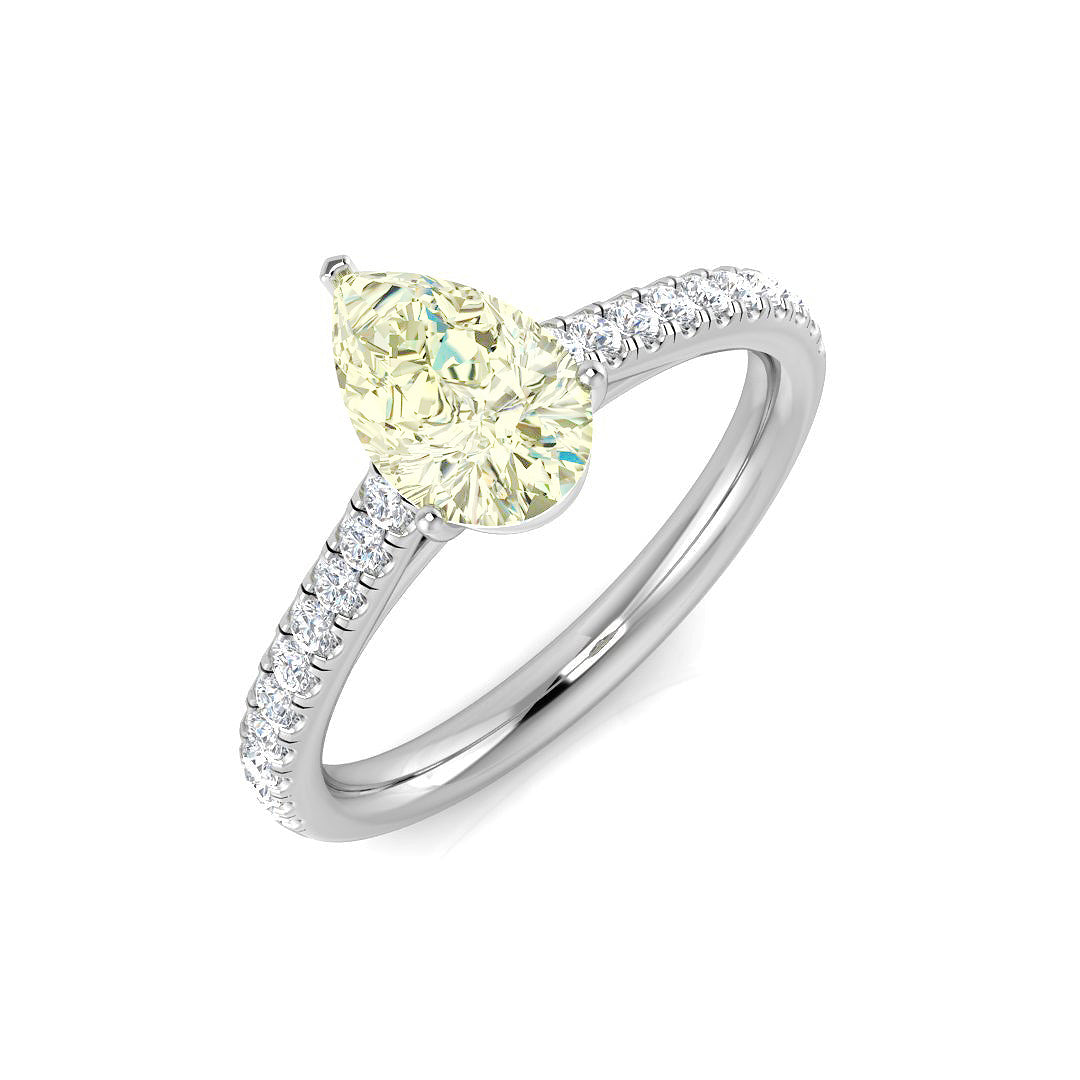 Pear Multi Sapphire Ring
